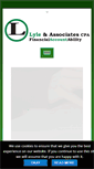 Mobile Screenshot of lylecpa.com